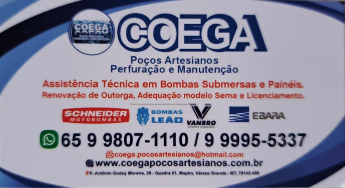 COEGA POÇOS ARTESIANOS